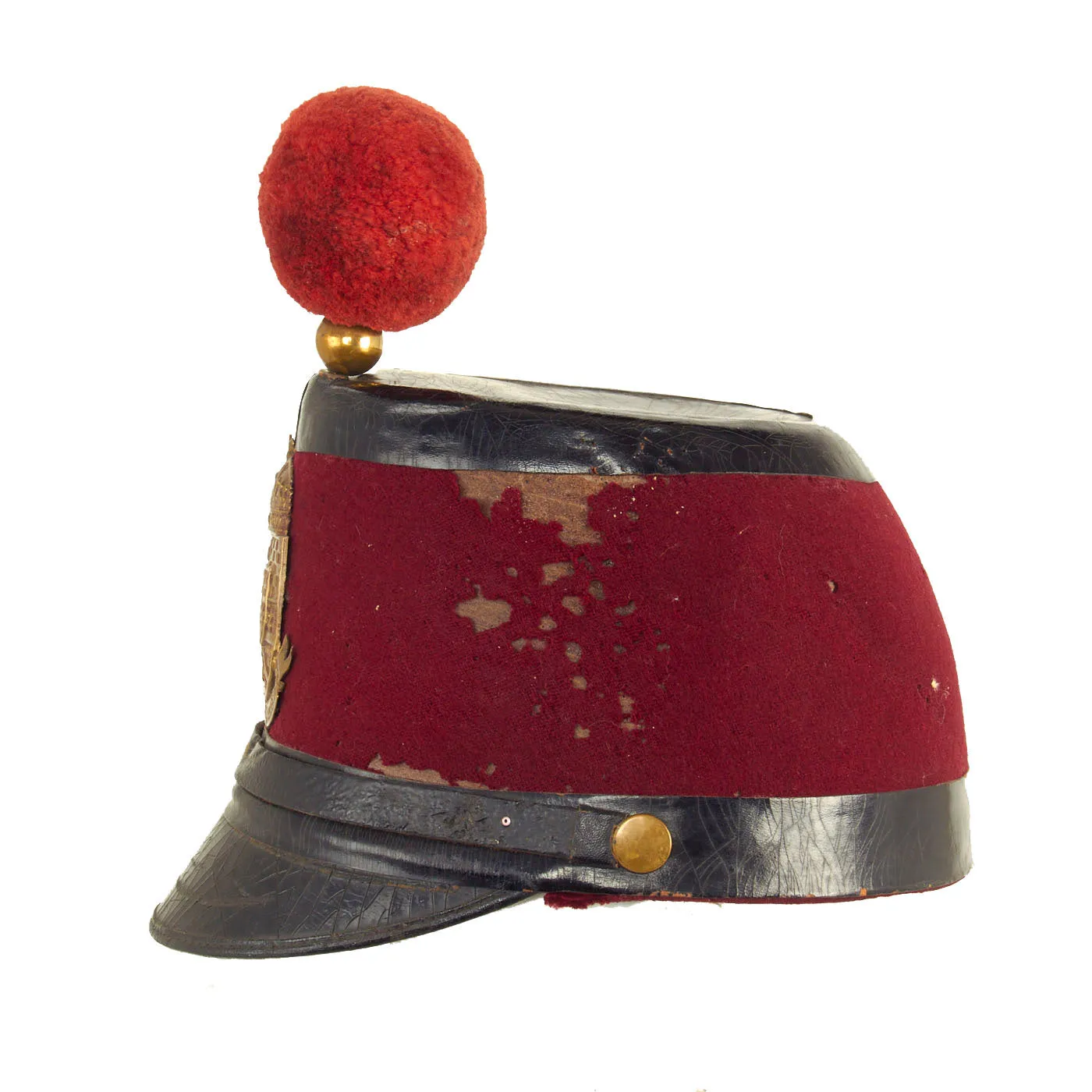 Original Pre WWI Royal Hungarian Honvéd Enlisted Shako
