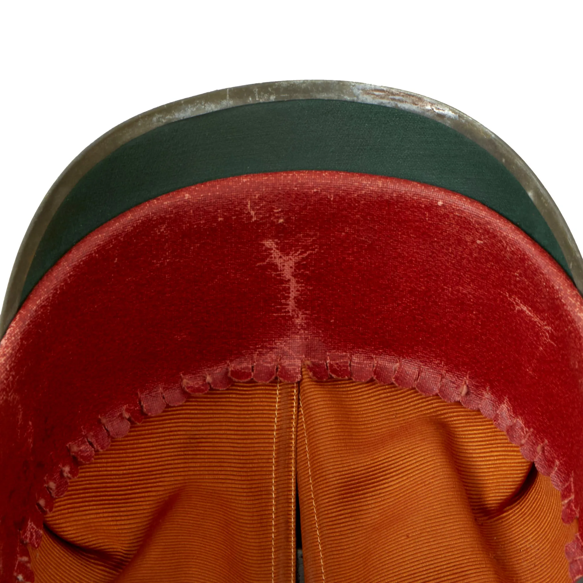 Original Rare Imperial German WWI Prussian Infantry Junior Officer Ersatz Vulcanfibre M1897 Pickelhaube Helmet - Complete