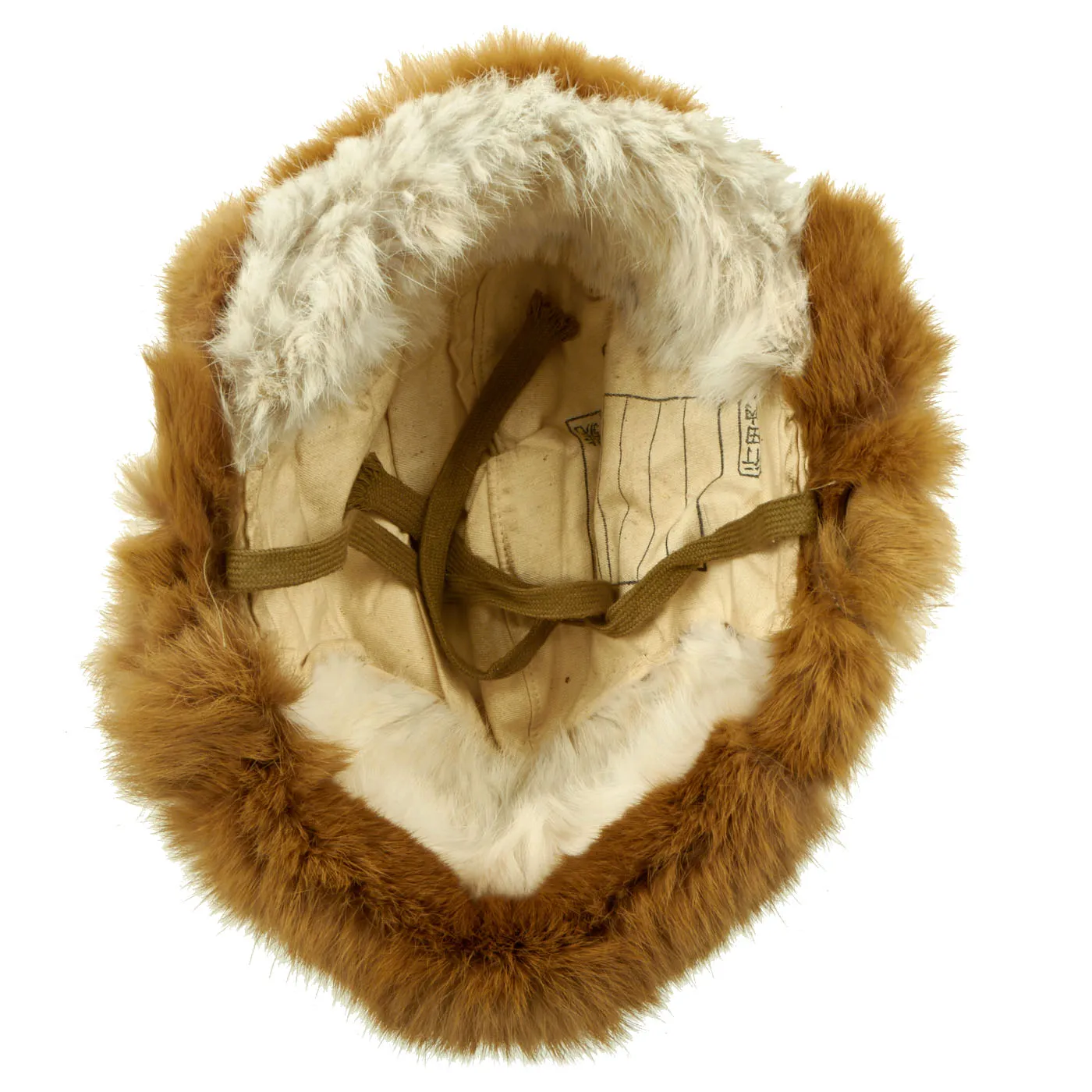 Original WWII IJA Japanese Enlistedman’s Arctic Combat Uniform and Gear Display on Mannequin