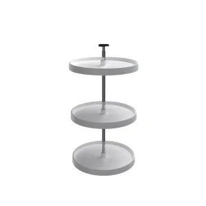 Rev-A-Shelf / 3073-20-11-531 / Value Line Polymer Full-Circle 3-Shelf Lazy Susans for 33" to 36" H Corner Wall Cabinets