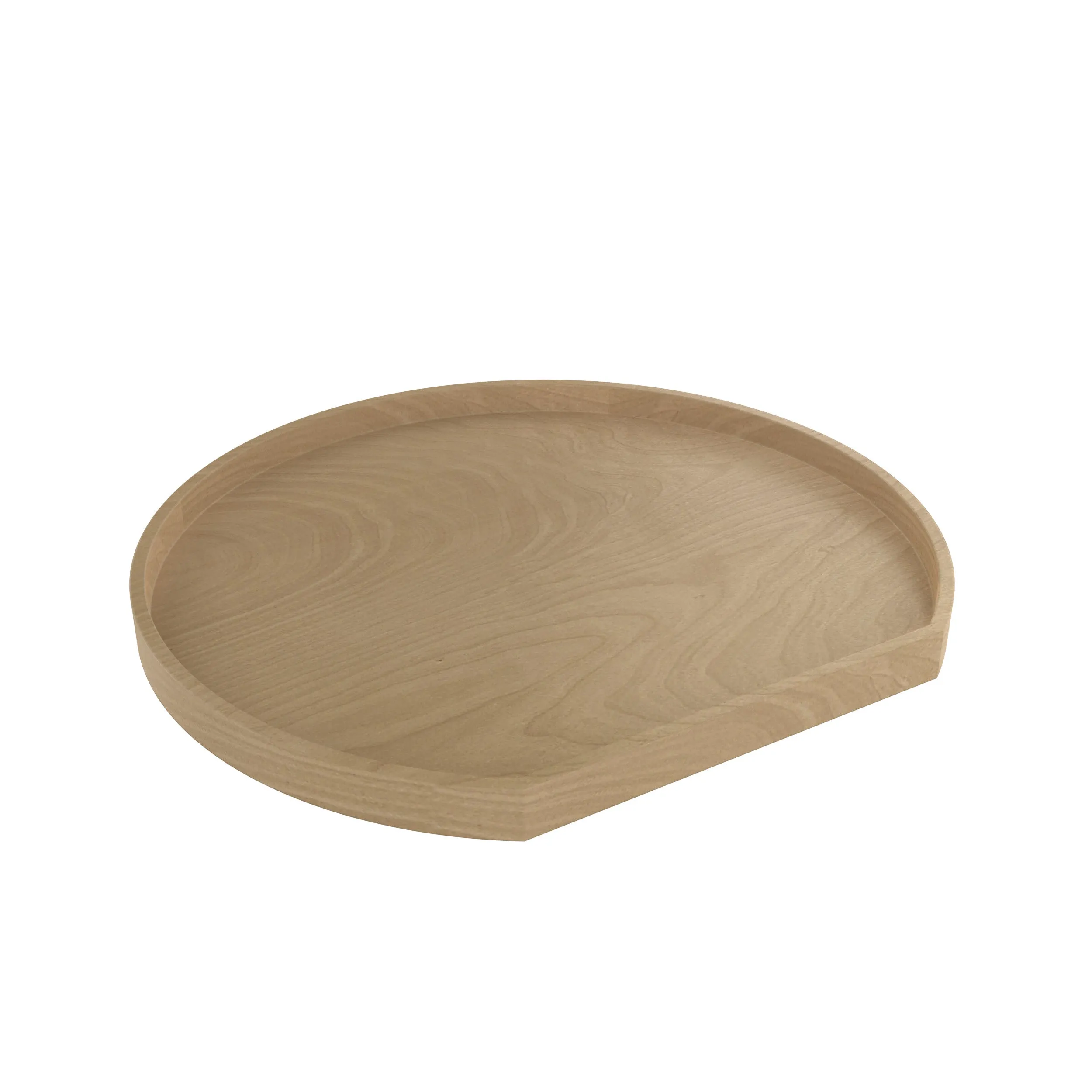 Rev-A-Shelf / 4WLS201-31-52 / Wood D-Shaped Lazy Susans Shelf for Corner Wall Cabinets