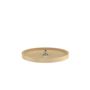 Rev-A-Shelf / 6621-24-15-52 / Polymer Full Circle 1-Shelf Lazy Susan w/Bottom Mount Rotating Post for Corner Base Cabinets