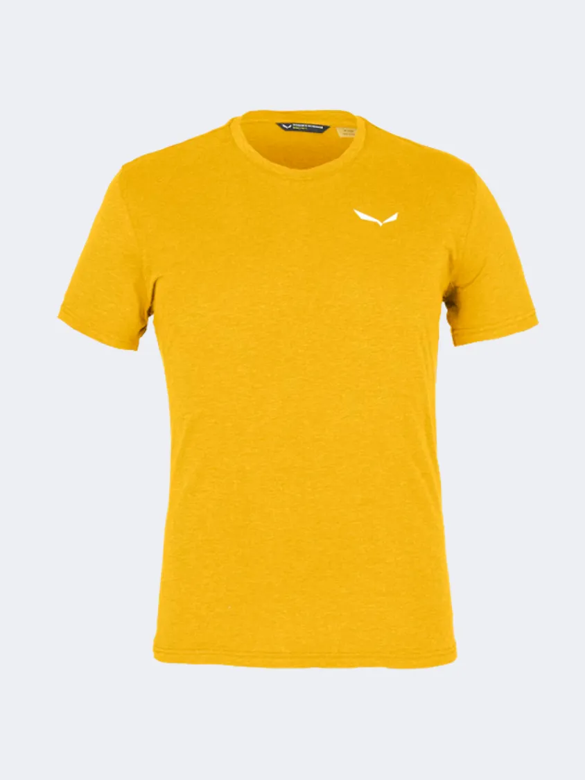 Salewa Alpine Hemp Men Hiking T-Shirt Gold