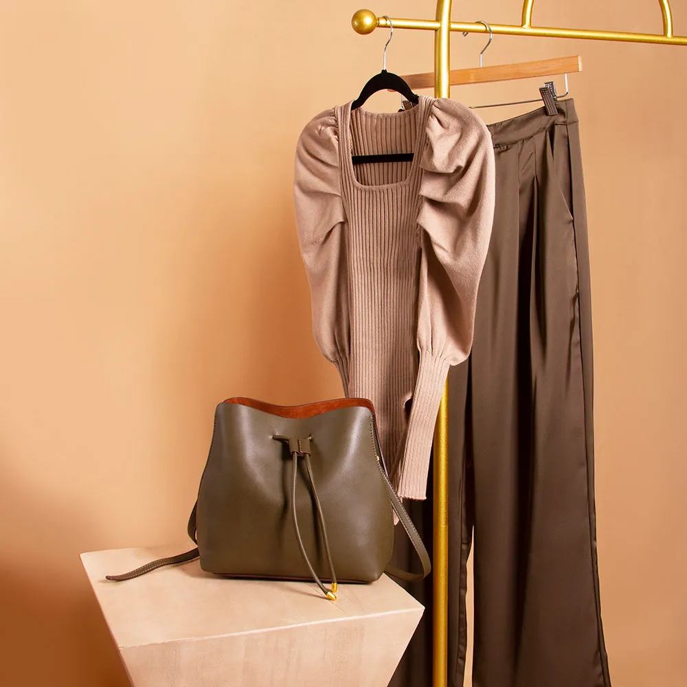 Satin Straight Leg Pant - FINAL SALE