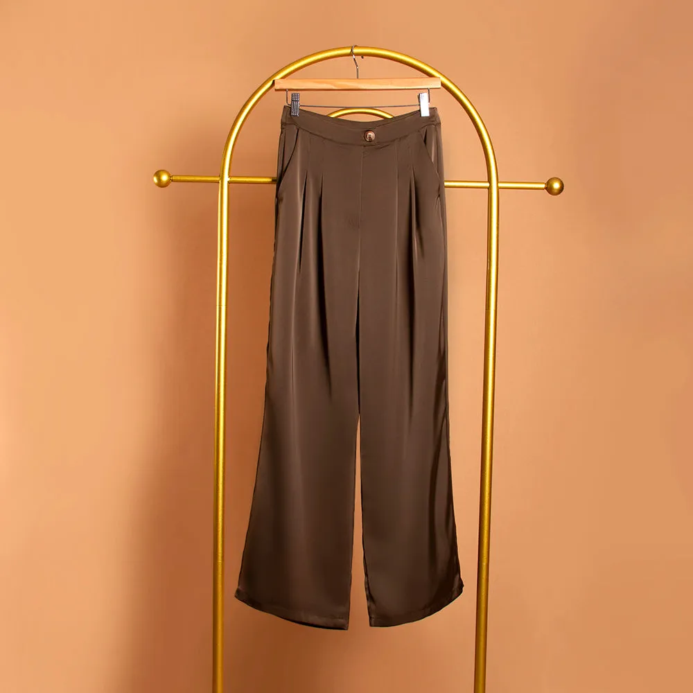 Satin Straight Leg Pant - FINAL SALE