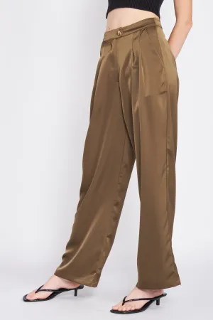 Satin Straight Leg Pant - FINAL SALE