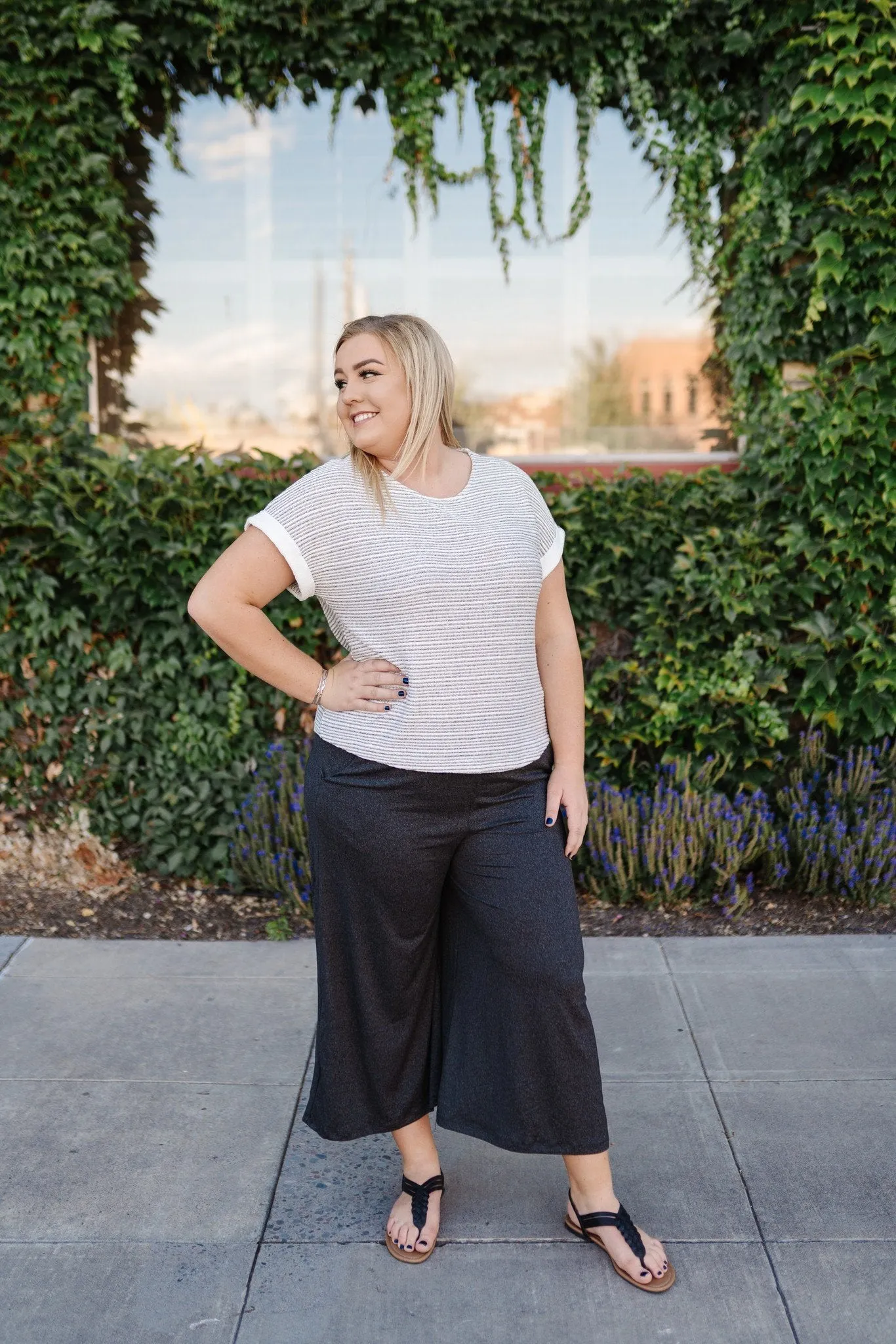 Say It Isn't So Striped Knit Top