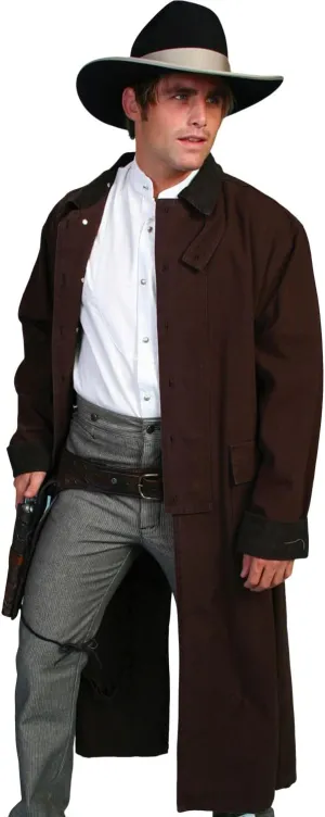 Scully Men's Long Canvas Jacket