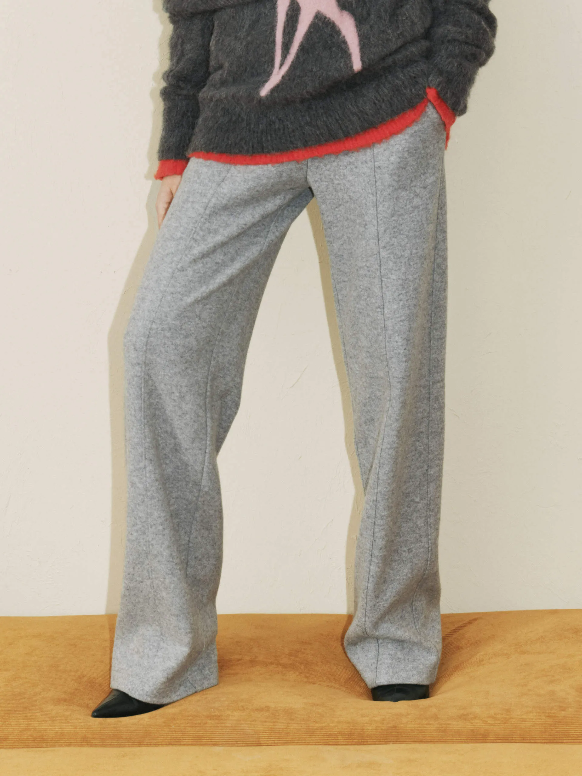 Straight Drawstring Pants