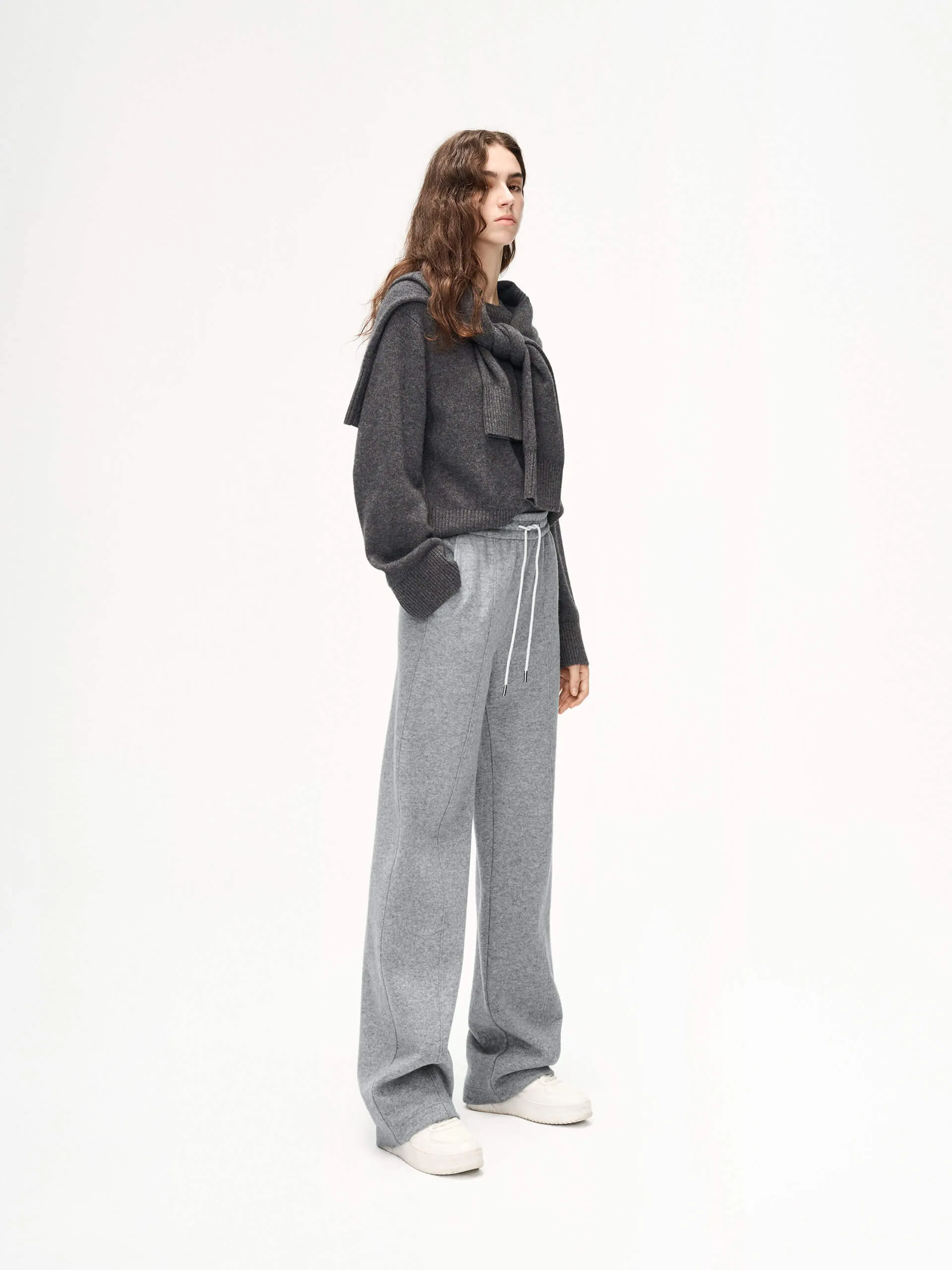 Straight Drawstring Pants
