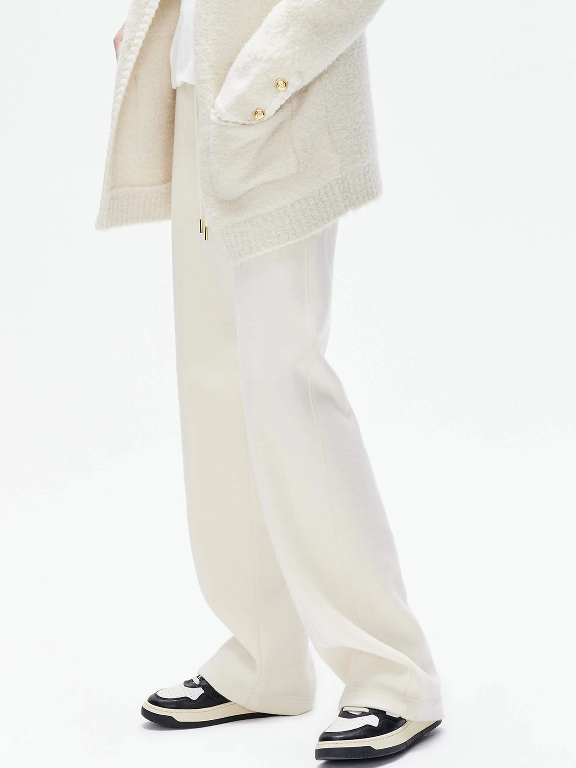 Straight Drawstring Pants