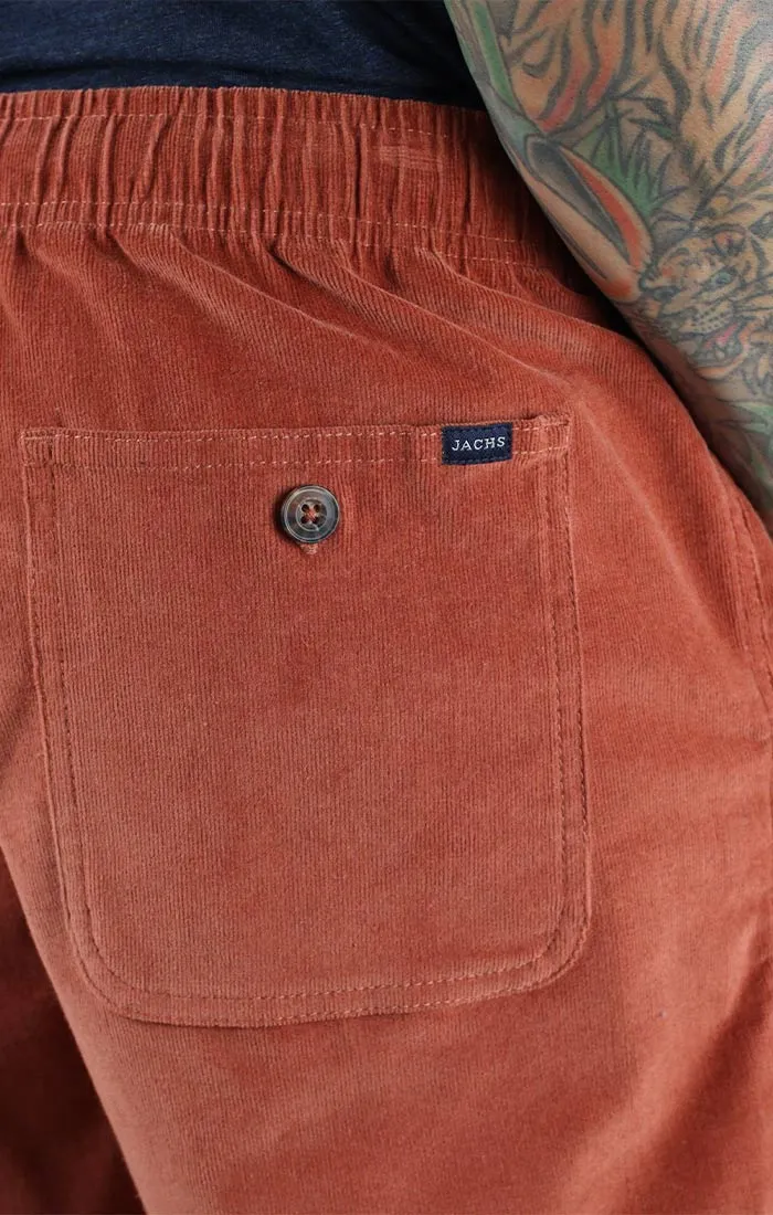 Stretch Corduroy Pull On Dock Short
