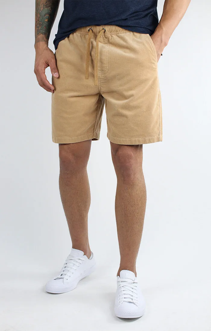 Stretch Corduroy Pull On Dock Short