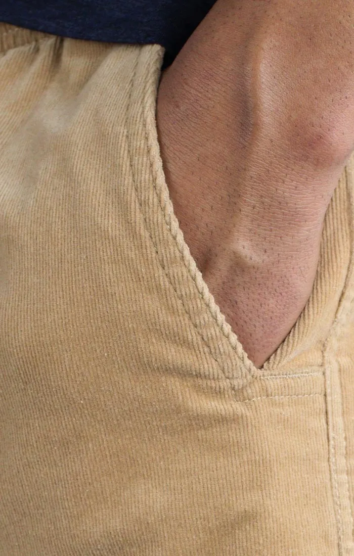 Stretch Corduroy Pull On Dock Short