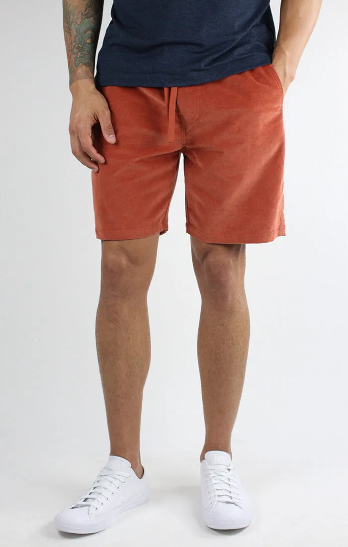 Stretch Corduroy Pull On Dock Short