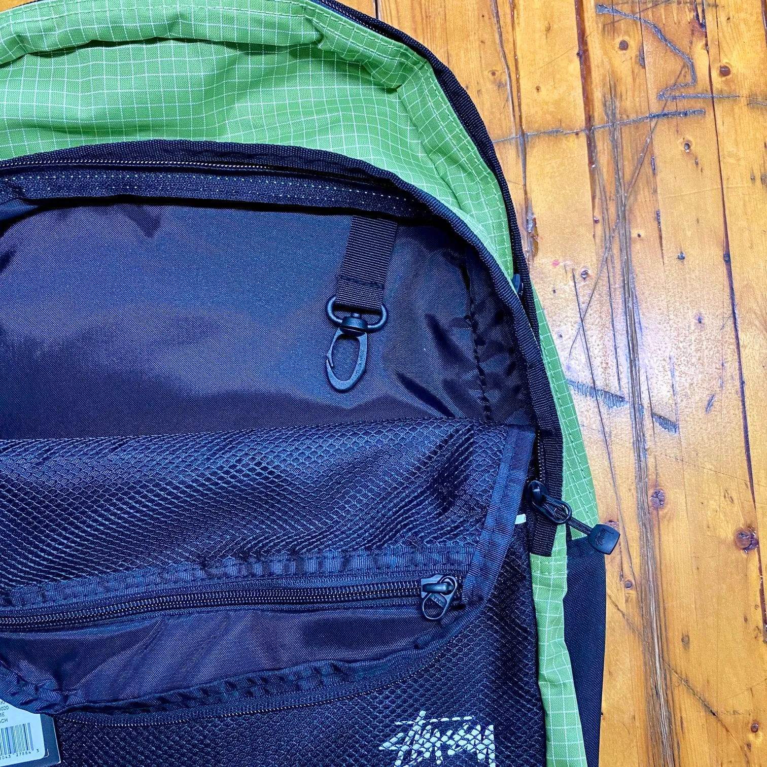 Stüssy Ripstop Nylon Backpack Lime Green