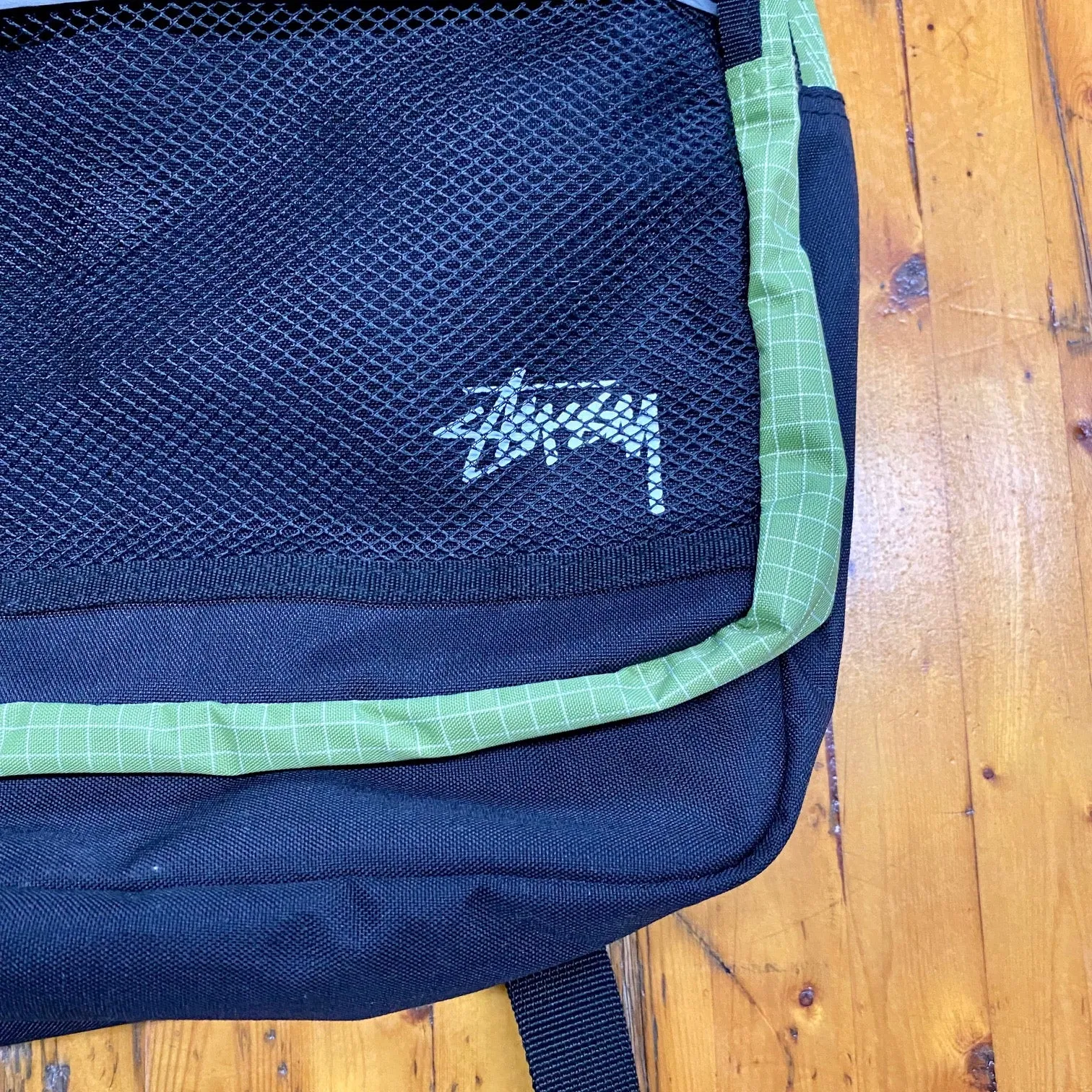 Stüssy Ripstop Nylon Backpack Lime Green