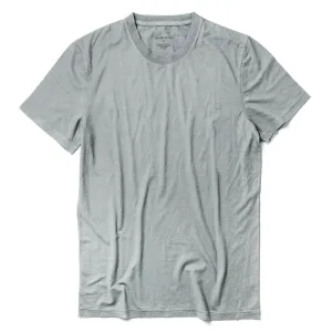 The Cotton Hemp Tee in Bay Mist