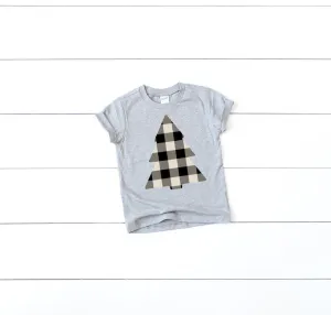 TJR107 - KIDS BUFFALO PLAID TREE TEE