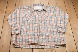 Vintage 1990s Plaid Button Up Shirt