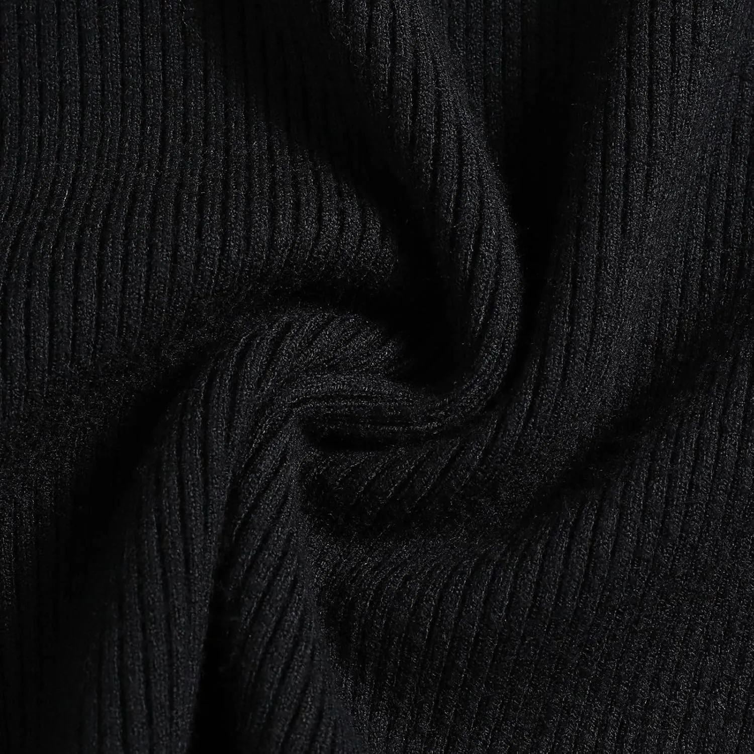 Women V-Neck Long Sleeve Slim Fall Sweater Knitted Midi Dress