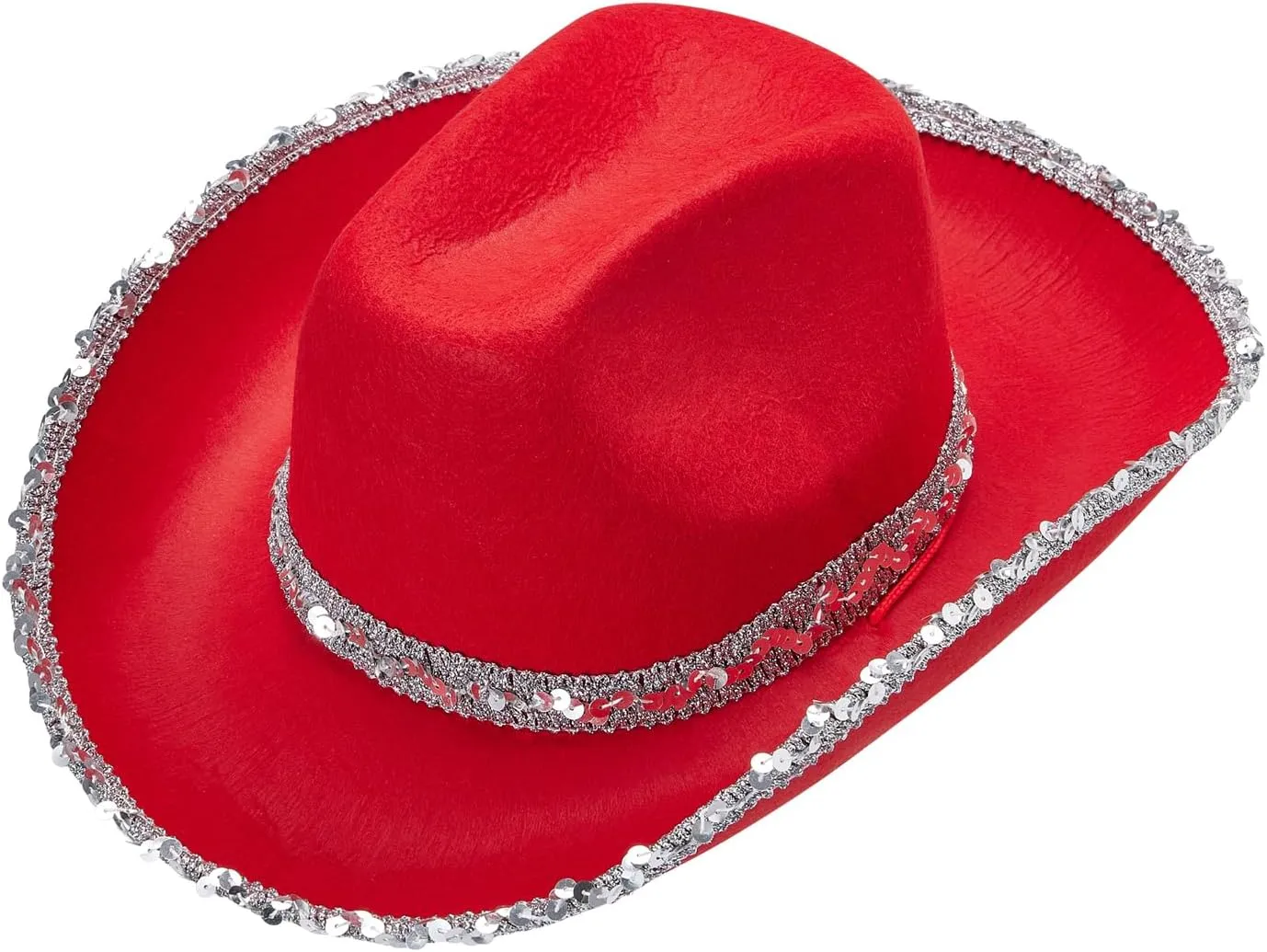 Women Western Rhinestone Cowboy Hat, Felt Cowboy Hat for Western Costume, Cowgirl Hats for Women Party Dress Up