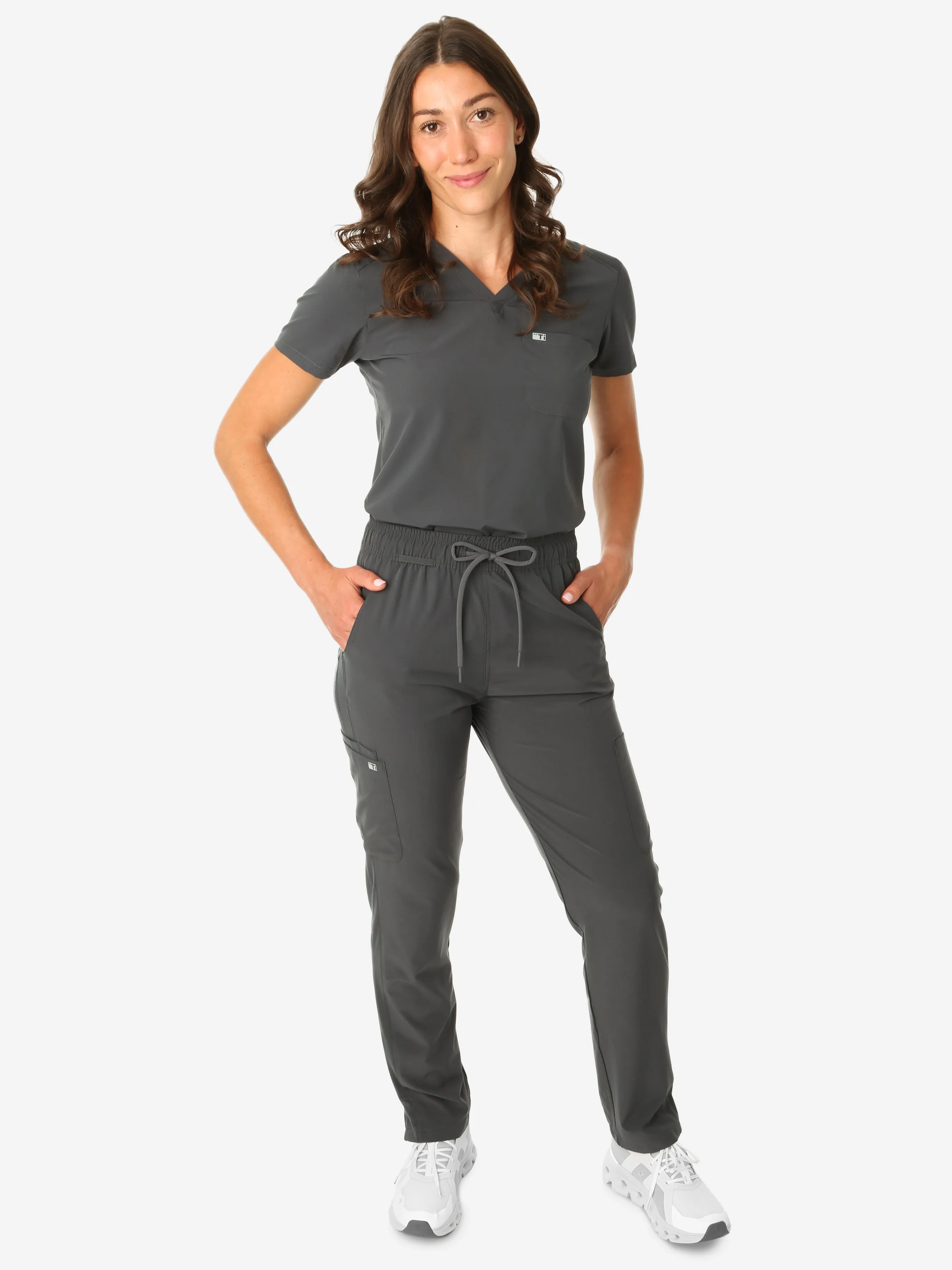 Women's 9-Pocket Scrub Pants