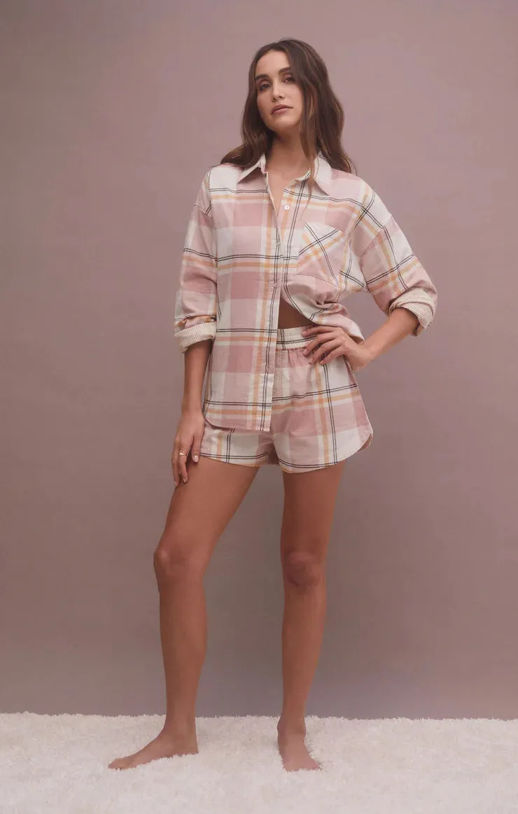 ZSU Co-Ed Plaid Boxer Short
